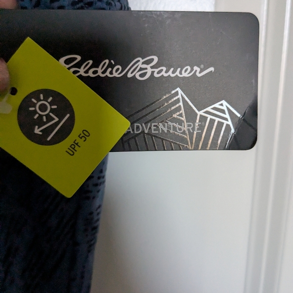 Eddie Bauer Harmony Dress Indigo Blue Size Large - Picture 4 of 7